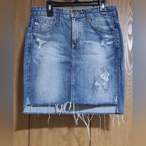 Adriano Goldschmied Ag-Ed The Erin Jean Pencil Skirt Size 26R